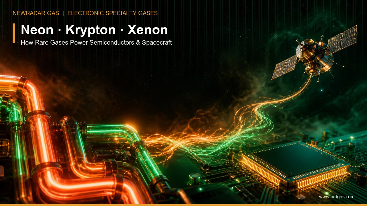 Neon, Krypton & Xenon: How Rare Gases Power Semiconductors and Spacecraft