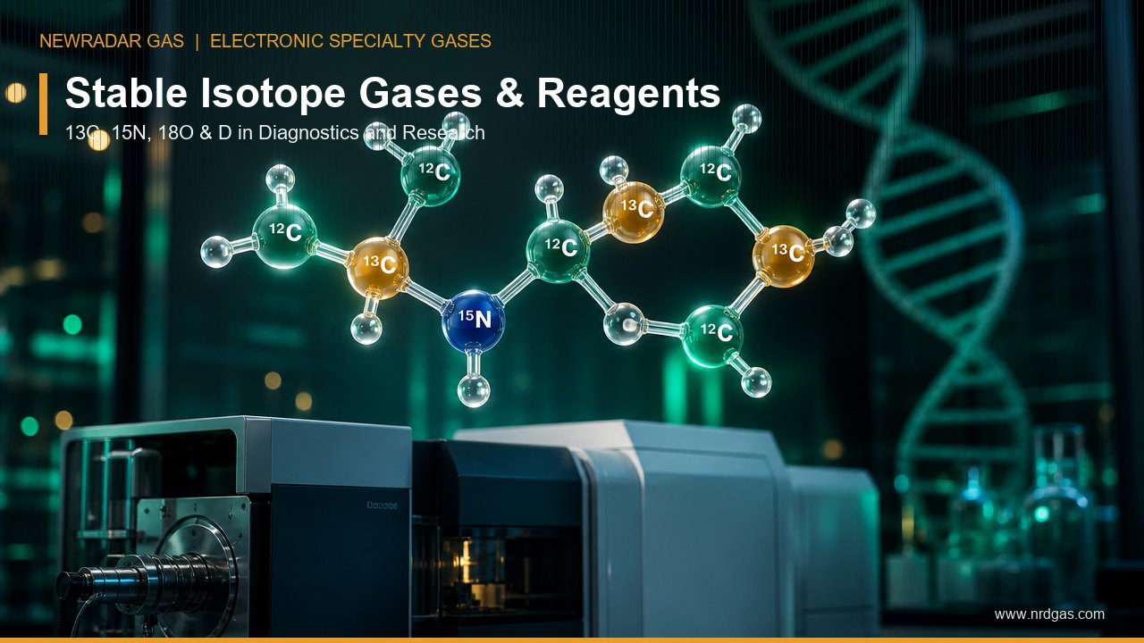 Stable Isotope Gases & Labeled Reagents: ¹³C, ¹⁵N, ¹⁸O and D in Diagnostics and Research