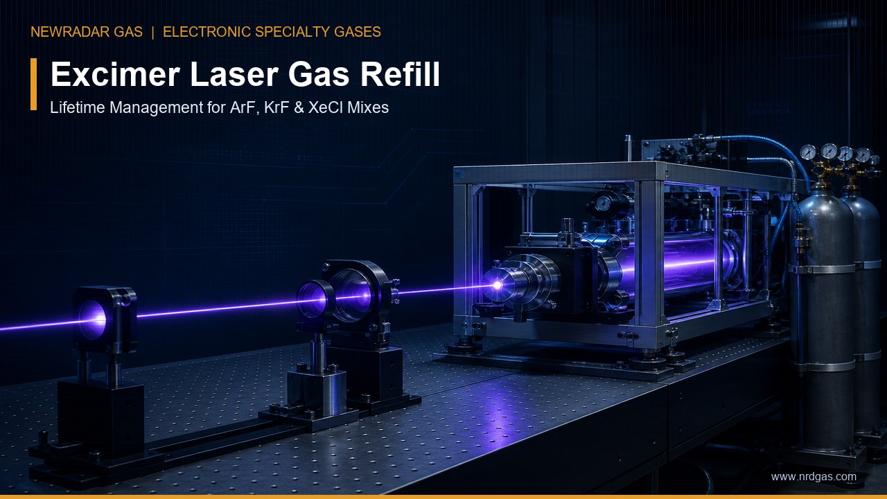 Excimer Laser Gas Refill & Lifetime Management: Optimizing ArF, KrF and XeCl Mixes