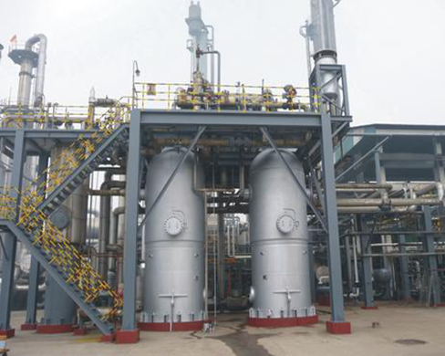 How are argon, neon, helium, krypton and xenon distributed in the air separation tower