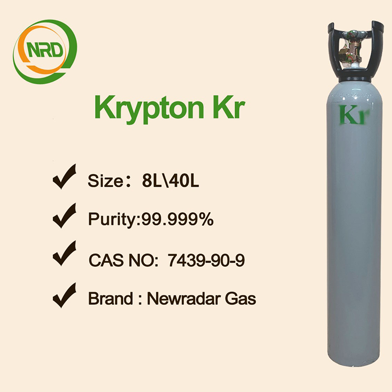 Kr Krypton gas