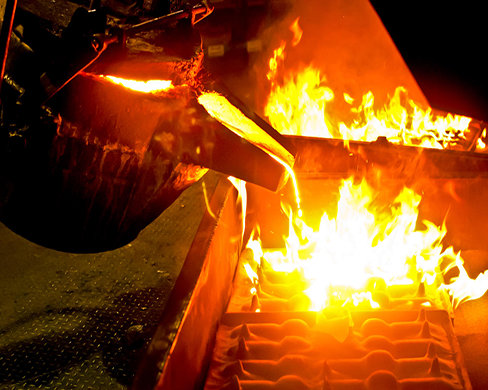 Ammonia is used in metal smelting