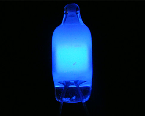 Neon gas can be used to make neon lamps