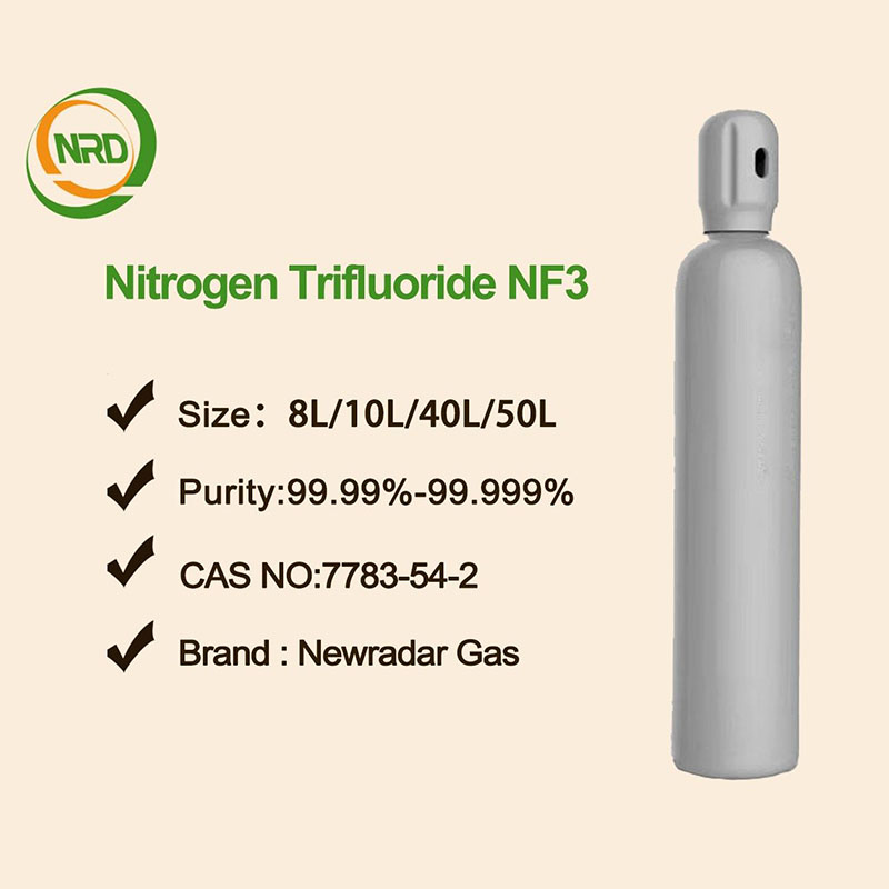 Stickstofftrifluorid NF3-Gas